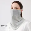 Szaliki ochrona UV Silk Mask Proof BIB Summer Face Szyja okładka wisząca osłona osłona wiatrówek