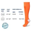 Socks Strumpfkompressionsstrümpfe Stretchdruck Nylon-Krampfader-Strumpfbein-Erleichterung Schmerz KN hohe Stützhöhe-hohe Dropship Y240504