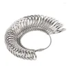 Cluster anneaux de bijoux standard Taille de l'outil à anneau de doigt la jauge de mesure de métal