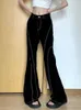Women's Jeans Low Rise Flare Pants Women Boyfriend For Slim Fit Casual Y2k Grunge Clothes 2024 Summer Fashion