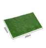 Decorative Flowers Wreaths Artificial Grass Fake Moss Green Carpet Plastic 12M Landscape Lawn Mat Turf For Home Garden Cafe Dec5892579