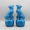 Paar foo dogsfu honden boeddha honden Chinese voogd leeuwen keramische sculptuur 240429