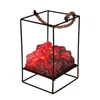 Party Decoration LED Flame Effect Light Battery Operated Simulation Charcoal Lamp Lights Hållbara