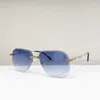 Zonnebrillen dames mannen ogh guy -stijl piloot titanium merk ontwerp hoogwaardige 5005 luxe ovale ronde bril uv400