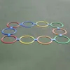 ABS 10 piece/set 28/38cm football speed agility ring sensitive football training equipment speed stretching football training accessories 240428
