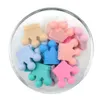 10pcs Crown Silikonperlen Baby Zahnen Spielzeug Food Grade Butterfly DIY Schnullerkette Anhänger Zubehör Zähler 240420