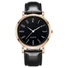 Нарученные часы pu кожаные часы мужские наручные часы Top Brand Man Watch Business's Clock Gift Reloj Hombres Montre Homm