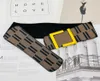 Cintos para mulheres Designer Elastic Belt Largura 7cm Designers de moda Luxury Gold Buckle Chaist Acessórios da cintura da cintura da cintura F Gir7177530
