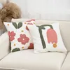 Pillow Embroidered Pillowcase With Cover Simple Stitching Living Room Sofa Modern And