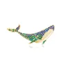 Brechos de esmalte Baleia criativa para mulheres Dolphin Sea Fish Animal Brooch Acessórios de roupas elegantes Mochila Mochileira