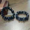 Braccialetti di fascino gemma naturale bracciale coraggiosa da braccialetto nero classico coppia di gioielli manda fratelli e amici regalo di compleanno