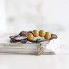 Boondoggle traditionnel Boondoggle Collated Glaze Ceramic Bracelets Beads Folk Style Fashion's Fashion Bijoux # 1618