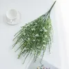 Fleurs décoratives 1pc Artificiel Plastics Bouquet Babysbreath Home Decor Christmas Couronne accessoire