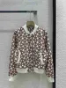 Kadın Ceketler Tasarımcısı Milan Pist 2024 Yeni Bahar Stand Yakası Uzun Kollu Marka Aynı Stil Tasarımcı Tops 0301-9 1yn5