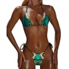 Damskie stroje kąpielowe steampunk druk bikini set seksowne zardzewiałe biegi stringi stroju kąpielowego Skusność Kobiet trendowa odzież plażowa