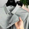 Men's Casual Shirts Arrival Fahsion Suepr Large Summer Plaid Ice Silk Cool Short Sleeved Shirt Plus Size XL 2XL 3XL 4XL 5XL 6XL 7XL