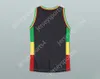 Aangepaste nee heren jeugd/kinderen rasta stijl jamaica basketball jersey elke speler of nummersteek genaaid top gestikt s-6xl