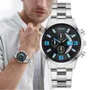 Wristwatches Casual Fashion Watches For Men Stainless Steel Calendar Quartz Digital Watch Business Sports Running Work