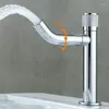 Bathroom Sink Faucets Basin Faucet Deck Mount Black Chrome Single Cold Tap Stainless Steel Kitchen Washbasin Lavotory