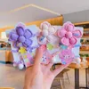 Hair Accessories 2024 Children Fashion Flower Rubber Ties Girls Cute Solid Bead Ornament Pearl Elastic Bands Kids