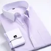 Koszulki męskie Długie rękaw Plus w rozmiarze 6xl Business Business Luksusowy ślub mody francuskie spinki mankietowe formalne koszulę dla mężczyzn