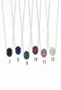 Designer Jewelry gemstone style gorgeous colors mushroom round pendant necklace women colorful diamond necklace wedding dress jewe7617639