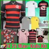 Flamengo 24 25 camisetas de fútbol 2024 2025 De -Arrascaeta E.Ribeiro Gabi B. Henrique David Luiz Diego Pedro Gerson Jugador Fans Hombre Camisa de fútbol de fútbol Camisa de entrenamiento