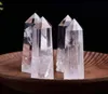 Raw White Crystal Tower Arts Ornament Mineral Healing wands Reiki Natural sixsided Energy stone Ability quartz pillars9381150