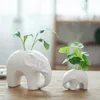 Vases Céramique Mini Vase Elephant Decoration Hydroponic Plant Salon Home Bourse Crafts Christmas Birthday Party