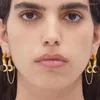Boucles d'oreilles en peluche Europe de qualité supérieure de concepteur vert ambré pour femmes bijoux de luxe Party piste de piste cadeau vêtements accessoires