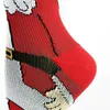 Skarpetki Hosiery Najnowsze skarpetki kompresyjne Mężczyźni Mężczyzn Seria Bożego Narodzenia Snowman Elk Santa Tr Wzór świąteczny Compress Compress Y240504