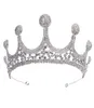 Wit Mooie prinses Hoofdkleding Chique Bruids Tiaras Accessoires Prachtige kristallen parels bruiloft tiaras en kronen 121053775656