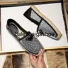 prades shoes p pradshoes Branded Women Triangle Casual Shoes Flat Espadrilles Rhinestone Crystal Embellished Loafer Fisherman Shoe Sandals Straw Sole Canvas Snea