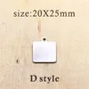 Hängselhalsband 20st/Lot -Awesome rostfritt stål Charms - Lasergraverade anpassade DIY -hängsmycken