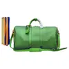 Дизайнерская туристическая сумка женская мужская сумочка для отдыха Keepall 50b кожа лето 22 Бостонская сумочка 59712