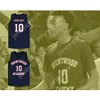 Anpassad Darius Garland 10 Brentwood Academy Basketball Jersey Top Stitched S-6XL