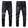 Herren Jeans Purple Jeans Männer Jeans Designer Jeans Herren Skinny Jeans Luxusdesigner Denim Pant Distelte Ripped Biker Black Blue Jean Slim Fit Motorrad#127qf1a