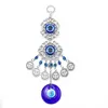 Dekorative Figuren türkisch blaue Augen Auto Anhänger Amulett Lucky Devil's Eye Perlen Charme für Home Dekoration Handwerks Wandhänge Schmuck Wind