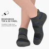 Sports Socks 5Pairs de alta calidad Hosiery corta para hombres: diseño de verano de diseño grande en forma grande