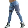 Pantaloni da yoga sportivi stampati ad alta vita 2024 gambe elastiche da donna e pantaloni da yoga a colori di sollevamento dell'anca