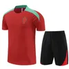 2024 2025 Португальский футбольный спортивный костюм Portuguesa Football Training Мужчины и дети 24 25 Португангер -спортивные кобов