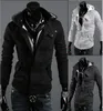 Nouvelle mode Men039s Cascater Cooded Veste Veste manteau homme de vêtements d'extérieur 212 Gris clair foncé noir 3929200 noir