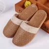 Mntrerrm Summer Natural Bamboot Rattan Cane Traving Plaping Slippers Shoe Shoe Men Men Canual Bonslip Poples 240420