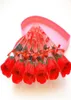 10pcclot decoração rosa flores artificiais flores de seda látex floral toque real rosa casamento buquê de festa em casa Flores de festa 8098101