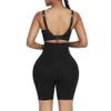 Taille Tummy Shaper High Tailled Shorts für Frauen schlampen und formen Bauchkontrolle Unterwäsche Fitnessstudio Unterwäsche Q240430