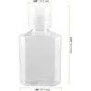 Bottles Clear Empty Travel Portable Mini Plastic Business Jar Hand 1oz/30ml Dispensing Trip Sanitizer Toiletry