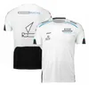 T-shirt de motorista de corrida f1 masculina, uniforme da equipe de fórmula 1, camisa de manga curta de pescoço de verão