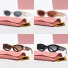 Овальные рамки дизайнер солнцезащитные очки женщины Мужские роскошные солнцезащитные очки черные подарки на день святого Валентина Lunette de Soleil езды негабаритные солнцезащитные очки УФ -защита MZ057