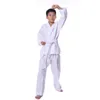 Taekwondo Sportswear Karate Ternos para crianças Testes de treinamento esportivo para crianças Adult Karate Uniform Judô Suits Roupos 240429