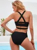 Kadın Mayo 2024 Seksi Siyah Mesh Patchwork Kadın Tek Parça Mayo Kadın Push Up Monokini Sırtsız Mayo Takım Plaj kıyafeti XXL